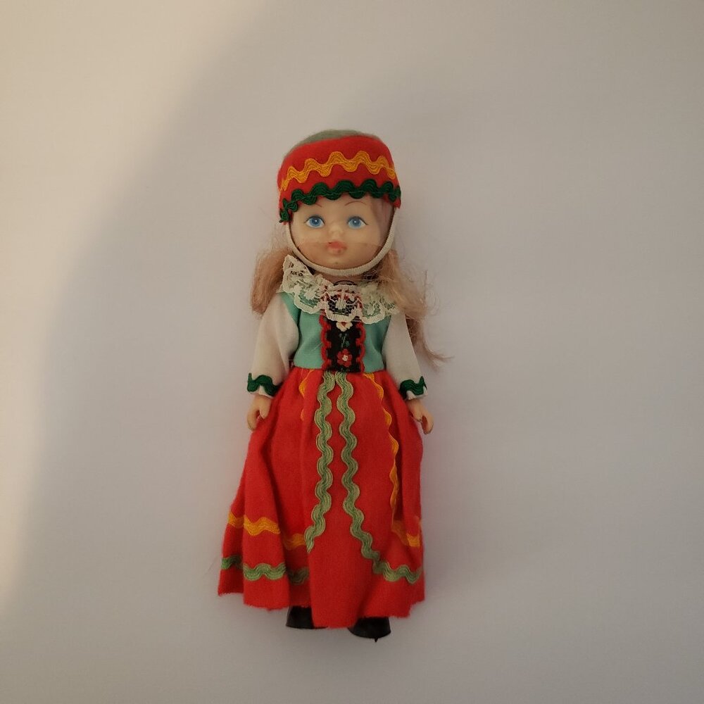 Vintage Dream Maker Folk Doll Czechoslovakia